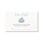 Painted Pumpkin Blue Diaper Raffle Ticket