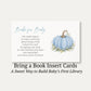 Painted Pumpkin Blue Bring a Book Card