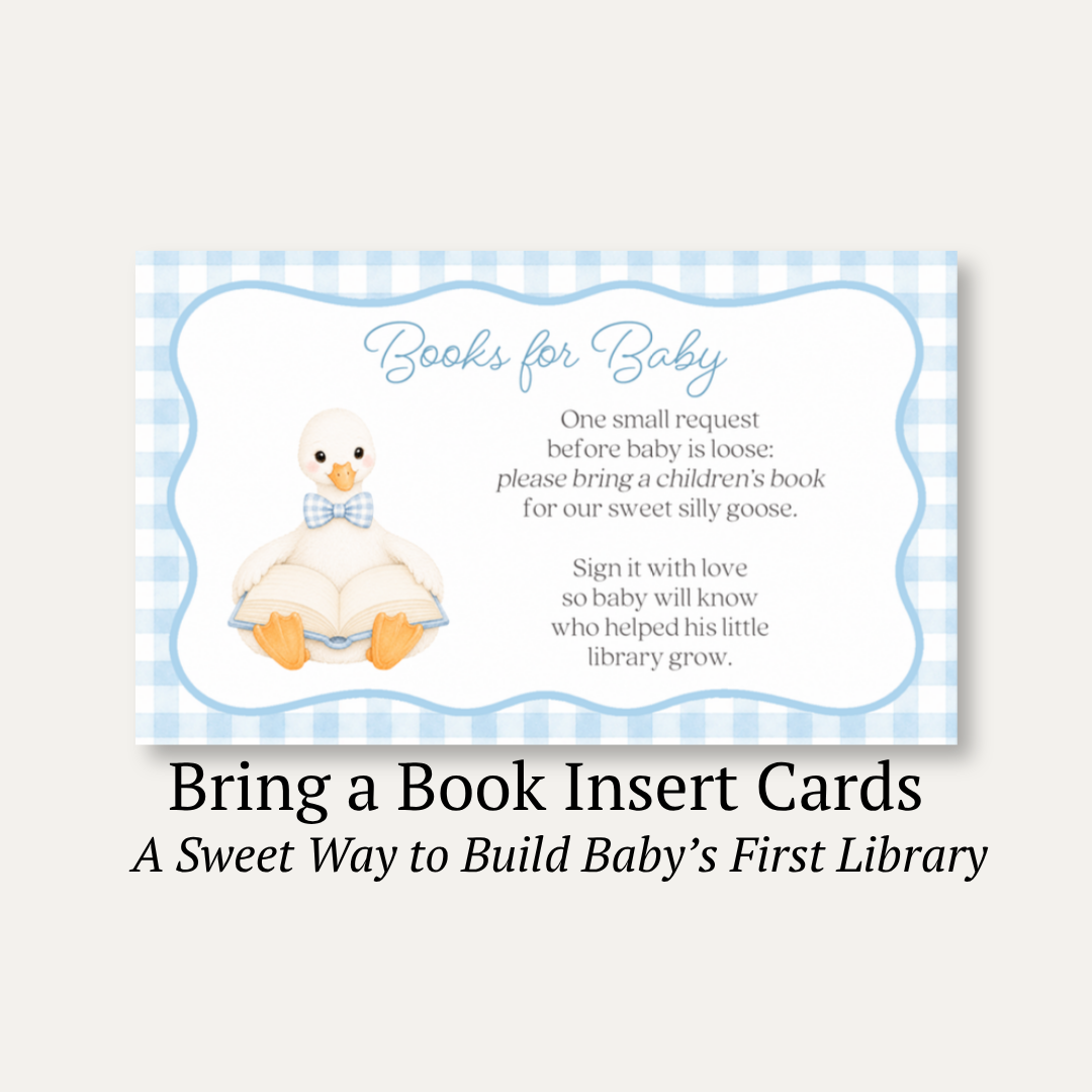 Silly Goose Bring a Book Card -Boy
