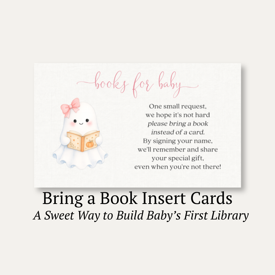 Little Boo Girl Bring a Book Card