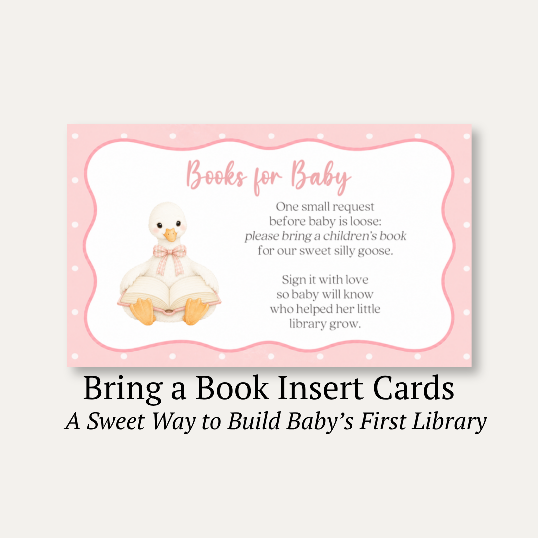 Silly Goose Bring a Book Card -Girl