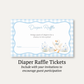 Silly Goose Diaper Raffle Ticket - Boy