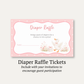 Silly Goose Diaper Raffle Ticket - Girl