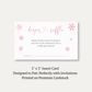 Little Snowflake Pink Diaper Raffle Ticket