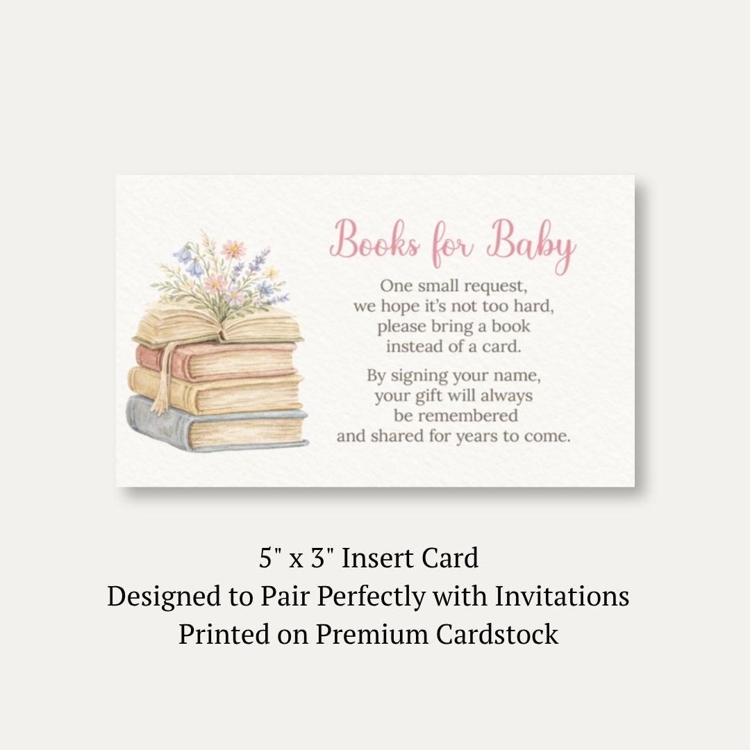 A New Chapter Girl Bring a Book Card