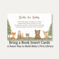 Woodland Animals Bring a Book Card
