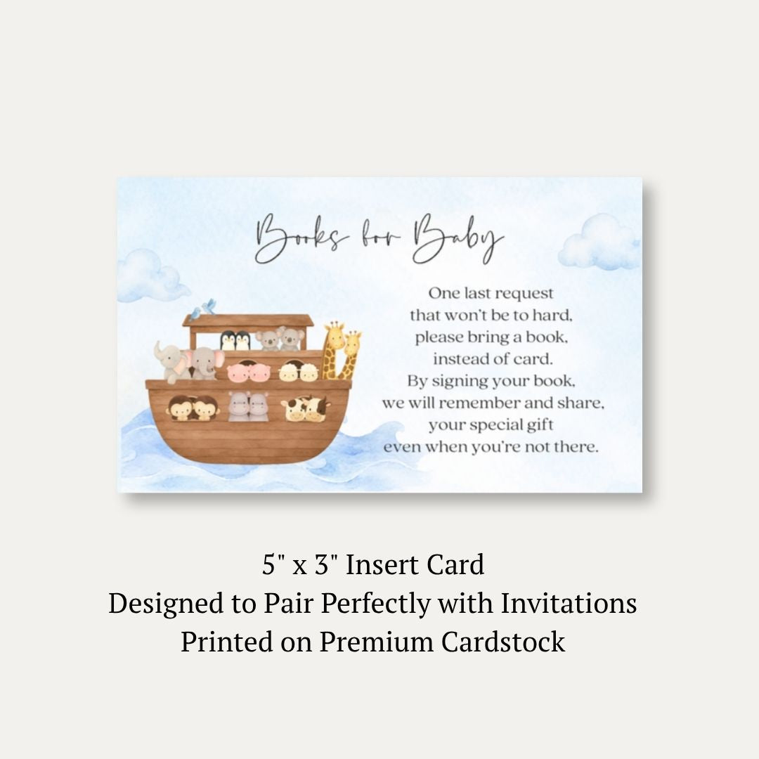 Noah's Ark Bring a Book Card