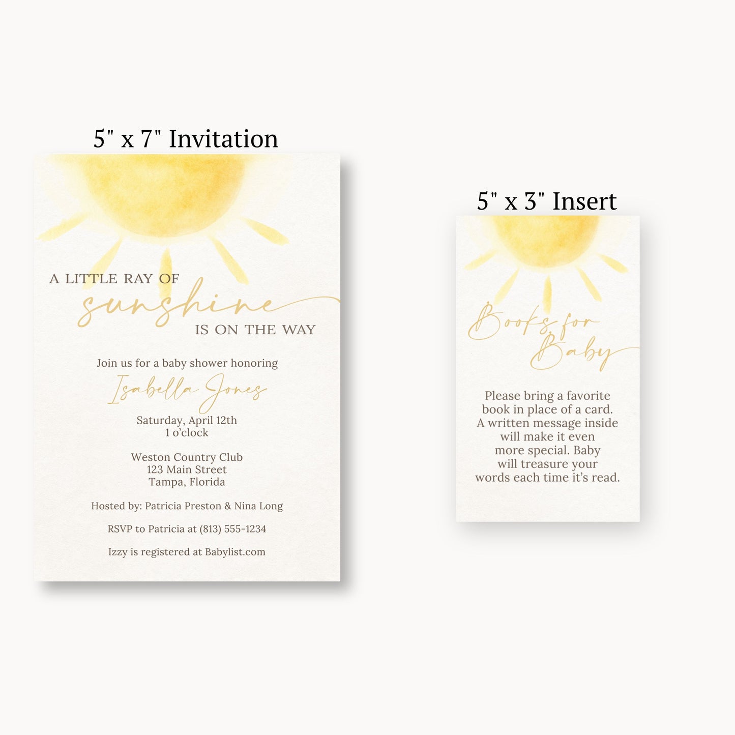 A Little Ray of Sunshine Bring a Book Card