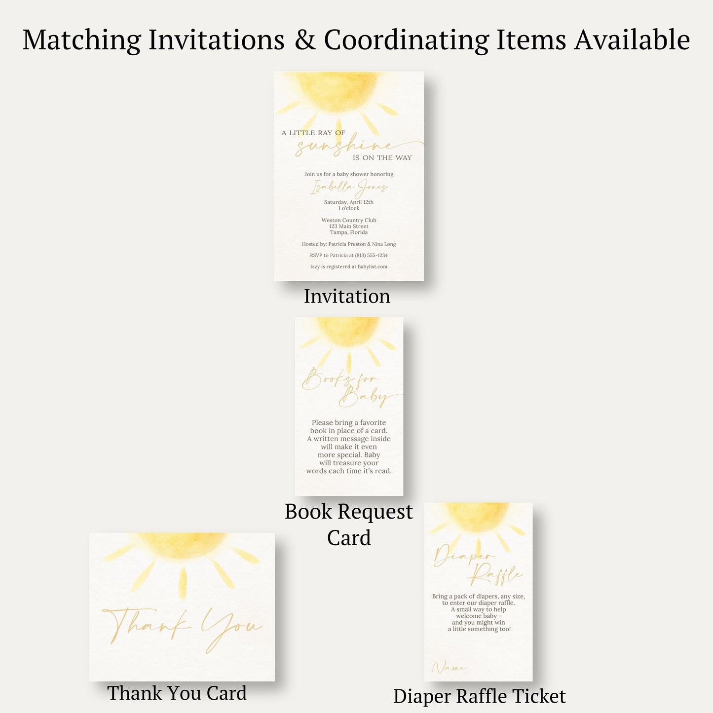 A Little Ray of Sunshine Bring a Book Card