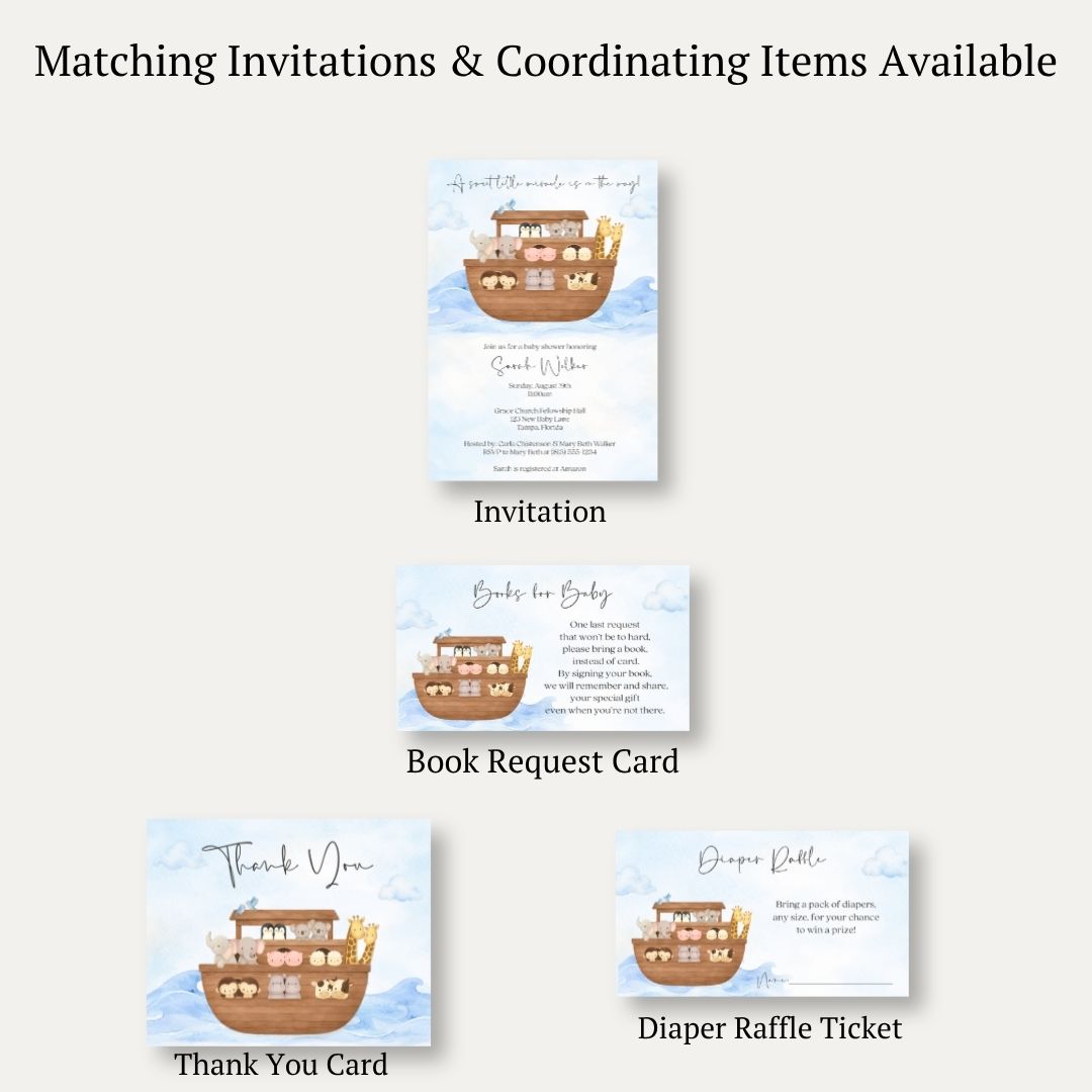 Noah's Ark Bring a Book Card