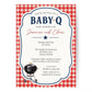 Baby-Q Baby Shower Invitation