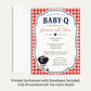 Baby-Q Baby Shower Invitation
