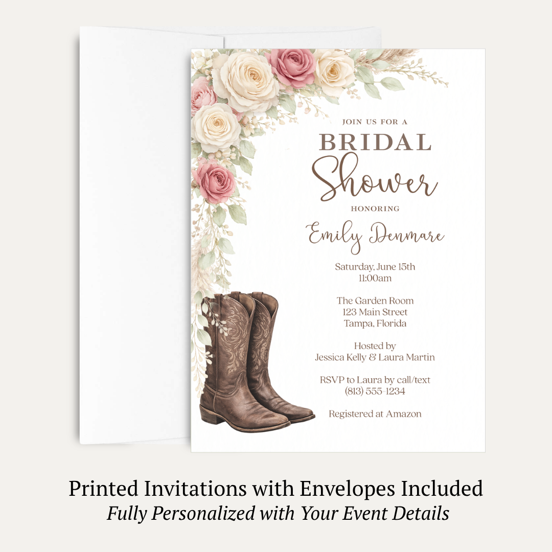 Western Bridal Shower Invitation