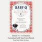 Baby-Q Baby Shower Invitation
