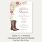 Western Bridal Shower Invitation