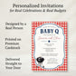 Baby-Q Baby Shower Invitation
