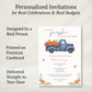 Fall Truck Baby Shower Invitation