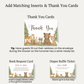 Woodland Animals Baby Shower Invitation