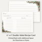 Winter Wonderland Recipe Card