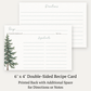 Snow in Love (Trees) Recipe Cards