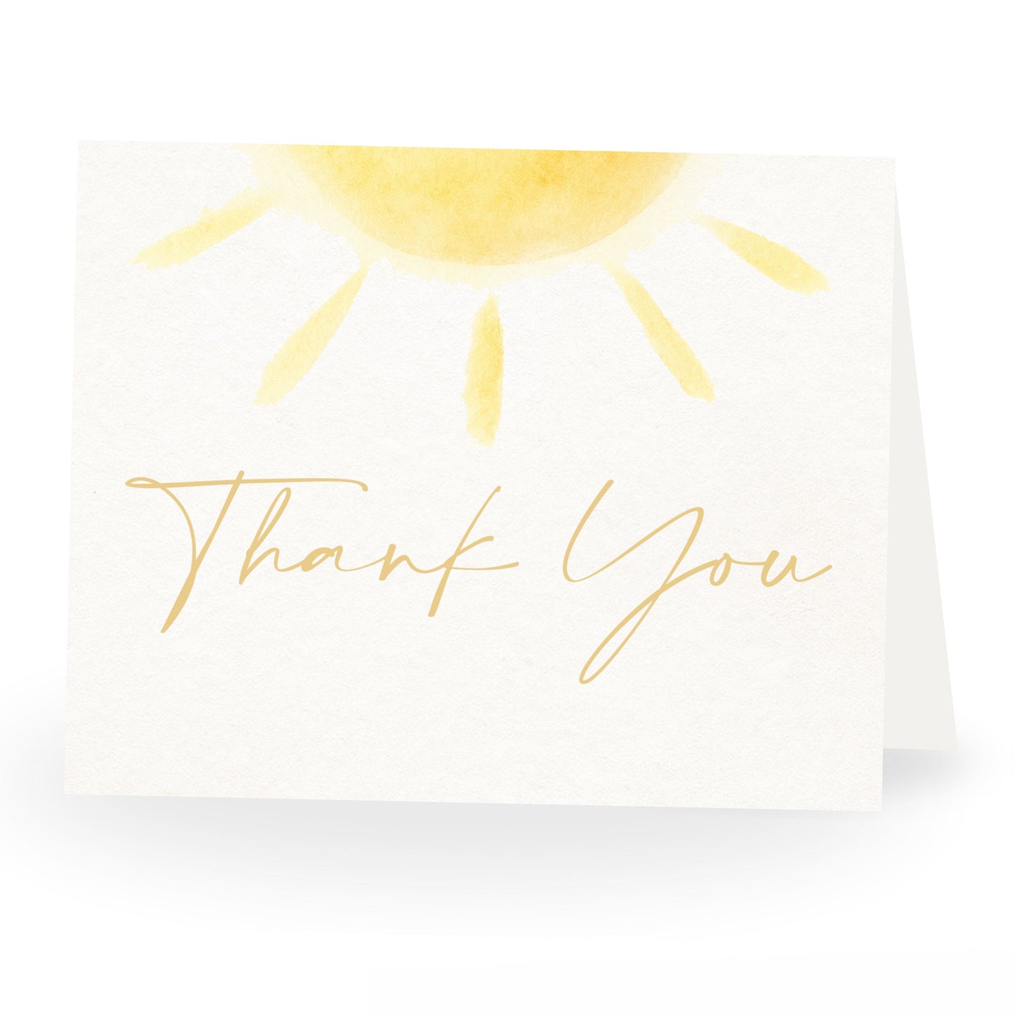 A Little Ray of Sunshine Baby Shower Thank You Card