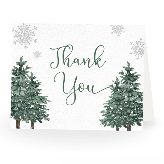 Baby It's Cold Outside Thank You Card