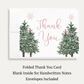 Baby It's Cold Outside Girl Thank You Card