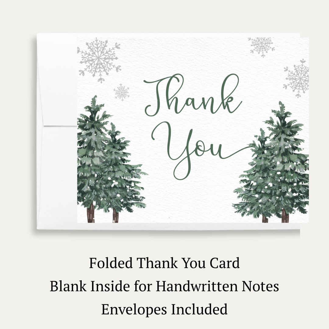 Baby It's Cold Outside Thank You Card