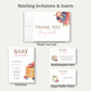 Baby Brunch Baby Shower Thank You Card