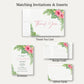 Tropical Bridal Shower Thank You Card