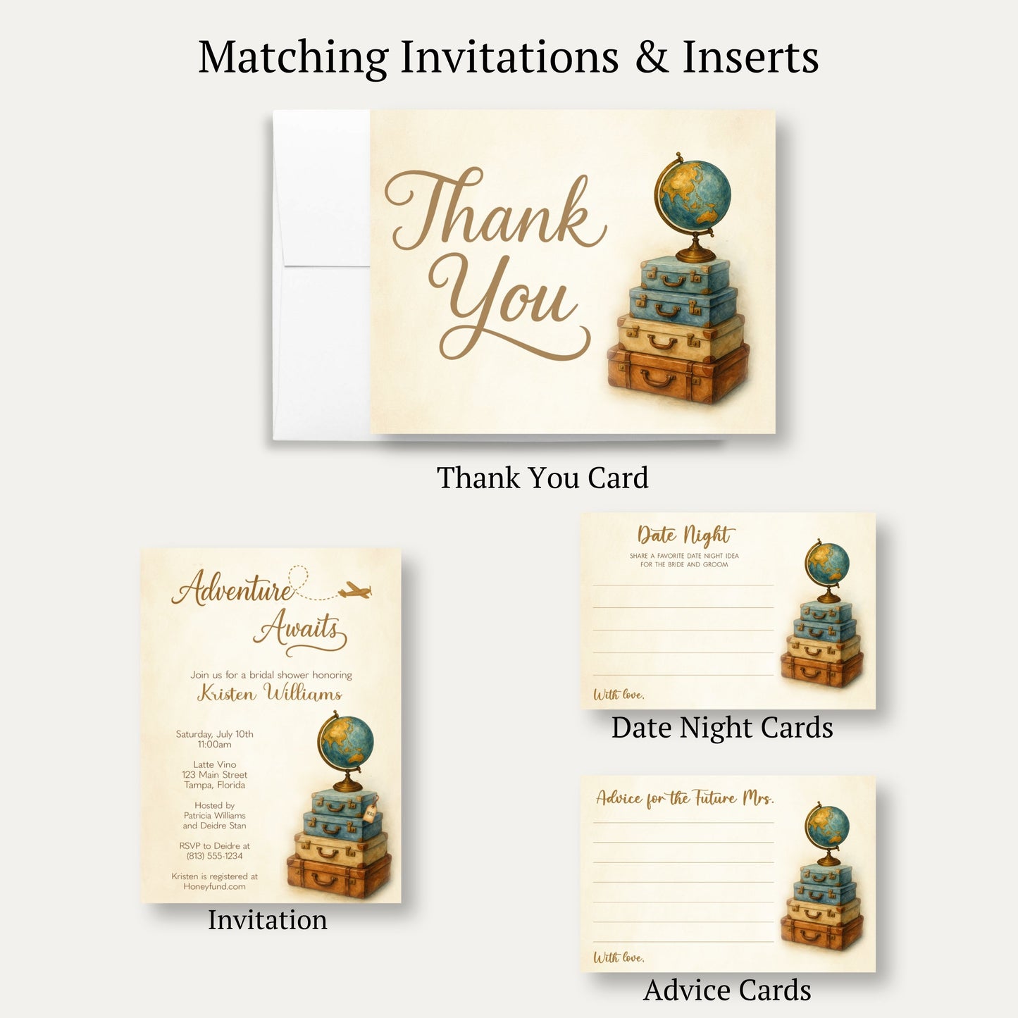 Adventure Awaits Thank You Cards