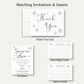 Snow in Love Thank You Card