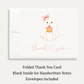 A Little Boo Is Almost Due Girl Baby Shower Thank You Cards
