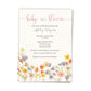 Wildflower Baby Shower Invitation