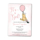 Winnie the Pooh Balloon Baby Shower Invitation