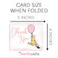 Winnie the Pooh Balloon Thank You Card