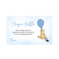 Winnie The Pooh Balloon Diaper Raffle Inserts