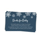 Winter Wonderland Pink or Blue Baby Shower Book Insert