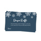Winter Wonderland Pink or Blue Baby Shower Diaper Raffle Ticket