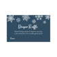 Winter Wonderland Pink or Blue Baby Shower Diaper Raffle Ticket