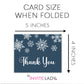 Winter Wonderland Thank You Card