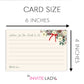Winter Wonderland Bridal Shower Advice Cards