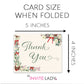 Winter Wonderland Bridal Shower, Thank You Card
