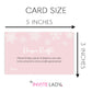 Winter Wonderland Pink or Blue Baby Shower Diaper Raffle Ticket