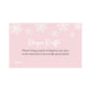 Winter Wonderland Pink or Blue Baby Shower Diaper Raffle Ticket