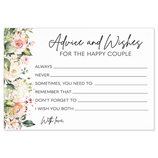 Floral Advice for the Happy Couple Card
