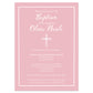 Simple Cross Invitation