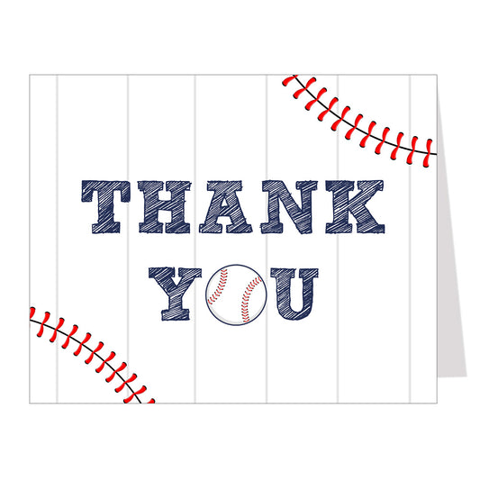 Baseball Thank You Card