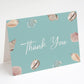 Beach Shells Thank You Card