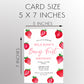 Berry First Birthday Invitation